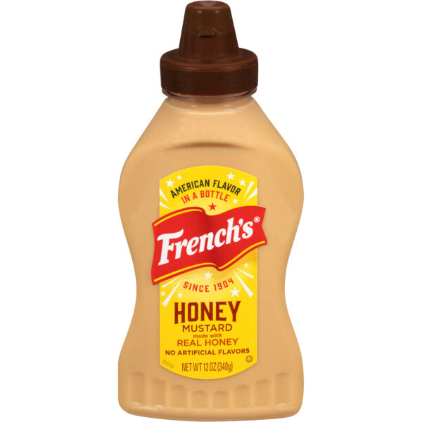 French's Honey Mustard, 12 oz, Made With Top Grade Mustard Seeds