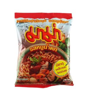 Instant Noodles Spicy Pork "Moo Nam Tok" Flavor - MaMa 55g.x10pcs./1 pack.
