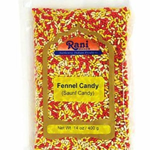 Rani Sugar Coated Fennel Candy 14oz (400g) ~ Indian After Meal Digestive Treat | Vegan
