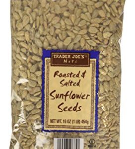 Trader Joe's Roasted & Salted Sunflower Seeds 16Oz
