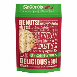 Sincerely Nuts - Raw Cashew Splits Unsalted | Five Lb. Bag | Deluxe Kosher Snack Food | Healthy Source of Protein, Vitamin & Nutritional Mineral Content | Gourmet Quality Vegan Nut