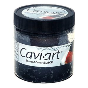 Caviart Award-winning VEGAN Caviar - Black Seaweed Flavor 3.5 oz (Black Caviart)
