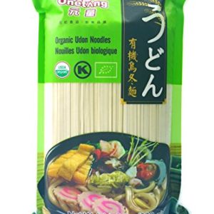 ONETANG Organic Udon Noodles Dried Noodles Organic Udon Wheat Noodles Vegan Kosher USDA Non-GMO 2 LBS (32 ounce)