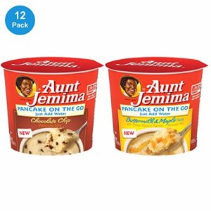 Aunt Jemima Pancake Cups, 2 Flavor Variety Pack, 12 Individual Cups