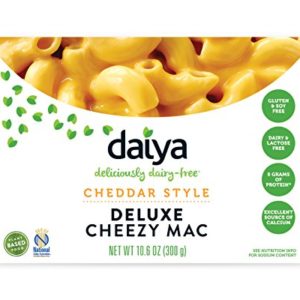 Daiya Cheezy Mac, Cheddar Style :: Rich & Creamy Plant-Based Mac & Cheese :: Deliciously Dairy Free, Vegan, Gluten Free, Soy Free :: Whole Grain Gluten Free Noodles, 10.6 Oz. Box (2 Pack)