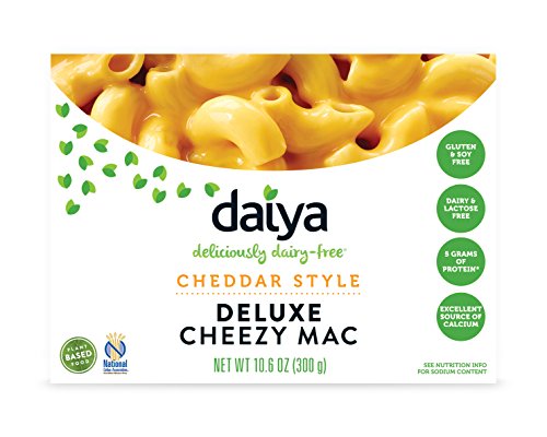 Daiya Cheezy Mac, Cheddar Style :: Rich & Creamy Plant-Based Mac & Cheese :: Deliciously Dairy Free, Vegan, Gluten Free, Soy Free :: Whole Grain Gluten Free Noodles, 10.6 Oz. Box (2 Pack)
