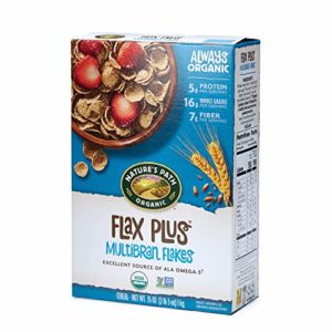 Nature's Path Organic Flax Plus Flakes, Cereal, 35 Ounce Boxes, (Pack of 6)