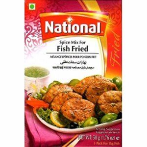 NATIONAL Fried Fish Masala 50g x 2 (2nd Bag Inside)