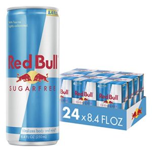 Red Bull Energy Drink Sugar Free 24 Pack of 8.4 Fl Oz, Sugarfree (6 Pack of 4)