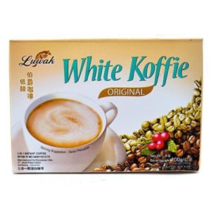 Kopi Luwak White Koffie Premium 5-ct, 100 Gram/3.5 Oz (Pack of 2)