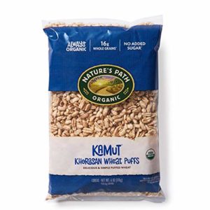 Nature's Path KAMUT Khorasan Wheat Puffs Cereal, Healthy, Organic, Gluten-Free, Low-Sugar, 6 Ounce Bag (Pack of 12)