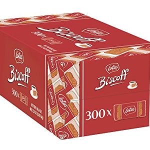 Lotus Biscoff - European Biscuit Cookies - 0.2 Ounce (300 Count) - Individually Wrapped - non GMO Project Verified + Vegan