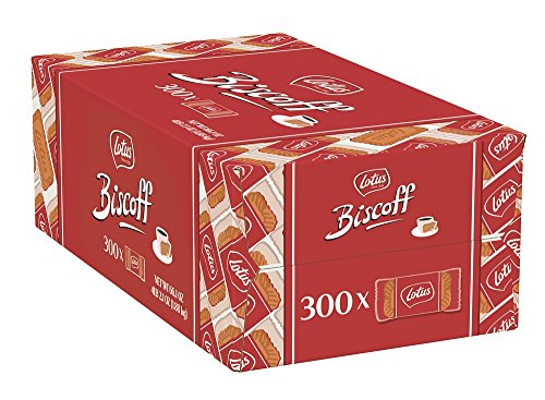 Lotus Biscoff - European Biscuit Cookies - 0.2 Ounce (300 Count) - Individually Wrapped - non GMO Project Verified + Vegan