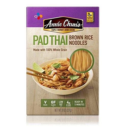 Annie Chun's Gluten-Free Brown Rice Noodles, Pad Thai, Vegan, 8-oz (Pack of 6)