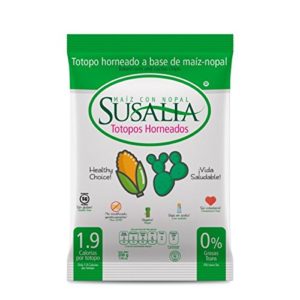 Susalia Baked Corn and Cactus Vegan Chips 7.05 Oz Bag