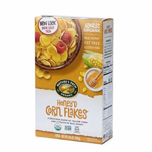 Nature's Path Honey'd Corn Flakes Cereal, Healthy, Organic, Gluten-Free, 10.6 Ounce Box (Pack of 6)