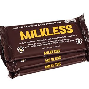 No Whey - Milkless Chocolate Bars (3 Pack) - Vegan, Dairy Free, Peanut Free, Nut Free, Soy Free, Gluten Free