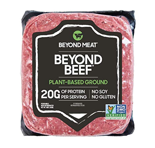 Beyond Meat (Plant Based Ground Beef), Vegan, No Soy, No Gluten - 16 Fl Oz | Pack of 4 (Total 4 Pound)