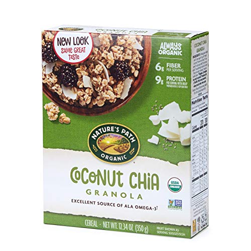 Nature's Path Coconut Chia Granola, Healthy, Organic, 12.34-Ounce Box