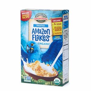 Nature's Path EnviroKidz Amazon Frosted Flakes Cereal, Healthy, Organic, Gluten-Free, 11.5 Ounce Box (Pack of 6)