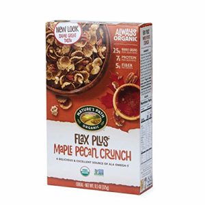Nature's Path Flax Plus Maple Pecan Crunch Cereal, Healthy, Organic, 11.5 Ounce Box (Pack of 6)
