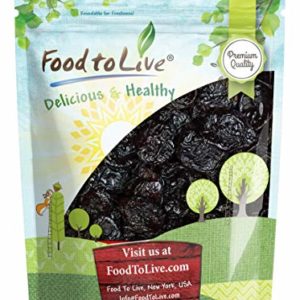 Pitted Prunes, 2 Pounds - Whole Dried Plums, Unsulfured, Unsweetened, Non-Infused, Non-Oil Added, Non-Irradiated, Vegan, Raw, Bulk