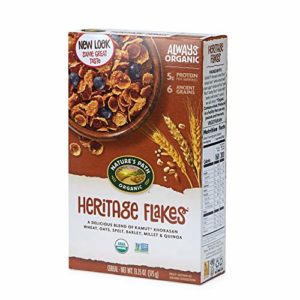Nature's Path Heritage Flakes Whole Grains Cereal, Healthy, Organic, 13.25 Ounce Box, 6 Count