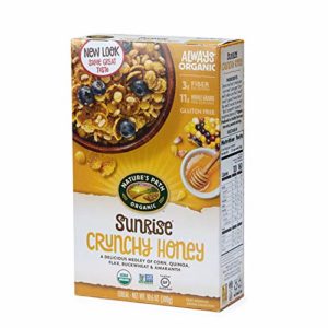 Nature's Path Sunrise Crunchy Honey Cereal, Healthy, Organic, Gluten-Free, 10.6 Ounce Box (Pack of 6)