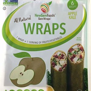 GemWraps Kale-Apple Sandwich Wraps 6-sheets