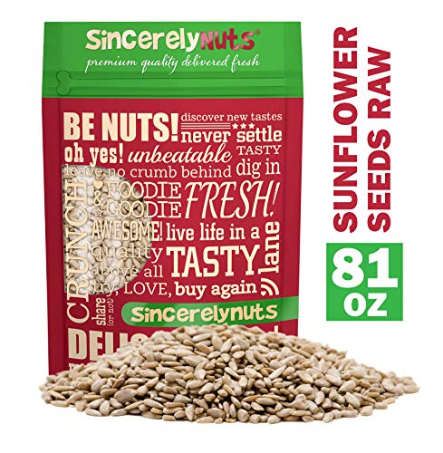 Sincerely Nuts Sunflower Seed Kernels Raw (No Shell) (5lb bag) | Delicious Antioxidant Rich Snack | Source of Protein, Fiber, Essential Vitamins & Minerals | Vegan and Gluten Free