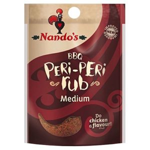 Nando's BBQ Peri Peri Rub Medium (25g) - Pack of 2