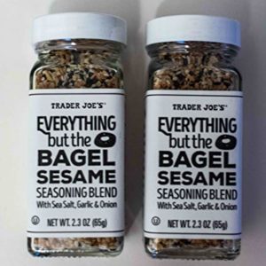 Trader Joe's Everything but The Bagel Sesame Seasoning Blend 2.3 Oz (Pack of 2)