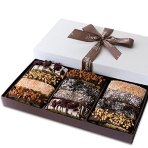 Barnett's Gourmet Chocolate Biscotti Gift Basket, Christmas Holiday Him & Her Cookie Gifts, Prime Unique Corporate Men Women Valentines Mothers Fathers Day Baskets Thanksgiving Birthday Get Well Idea