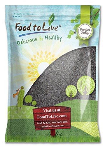 Food to Live English Poppy Seeds for Baking (Kosher) (8 Pounds)