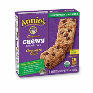 Annie's Organic Chewy Chocolate Chip Granola Bars 6 ct (pack of 12)