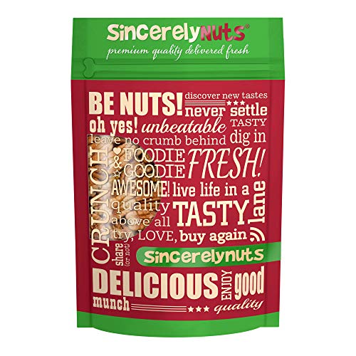 Sincerely Nuts - Raw Pecans (No Shell) | One Lb. Bag | Shelled Whole Pecan | Delicious Healthy Snack Food | For Baking, Snacking and Dessert Treats | Gluten Free and Kosher | Fresh Resealable Bag