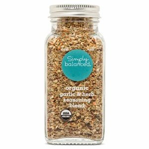 Simply Balanced Organic Garlic Sea Salt, 4.6 OZ (One Pack)