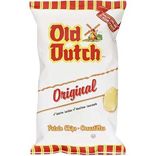 Old Dutch Original Potato Chips, One Large Bag, Imported from Canada