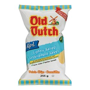 Old Dutch Rip L Potato Chips Lightly Salted 255g {Imported from Canada}