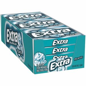 Wrigley's Extra Polar Ice Sugar-Free Gum, Pack of 12 (15 sticks per Pack)