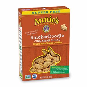 Annie's Gluten Free Snickerdoodle Bunny Cookies Bunny Cookies 6.75 oz (Pack of 4)