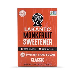 Lakanto Monk Fruit Sweetener, Classic, 30 Count