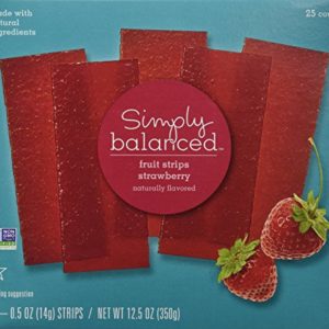 Simply Balanced Strawberry Fruit Strips (25 Count)