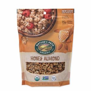 Nature's Path Honey Almond Granola, Healthy, Organic & Gluten Free, 11 oz Pouch