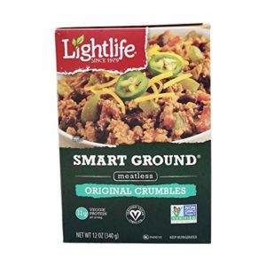 Lightlife Smart Ground Meatless Original Crumbles, 12 oz (2 Pack)