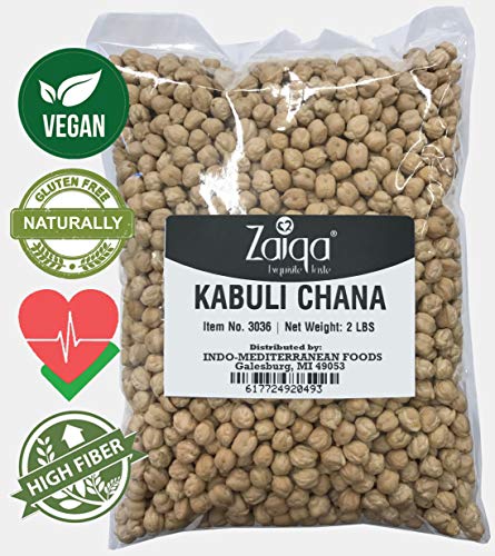 Chickpeas Garbanzo Beans | Delicious to Taste, Cooks Even, Comes Clean | Quality Choice for Making Nutritious Creamy Hummus, Gluten-free Flour, Vegan & Indian Curry Dishes | Grown in USA - 2 LBS