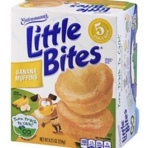 Entenmanns Little Bites Banana Muffin Pouches - 5 CT