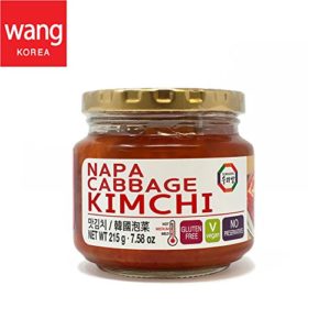 Korean Bottled Kimchi, Original Authentic Tasteful Bottle Napa Cabbage Kimchi, Vegan Gluten Free [No Preservatives] - 7.58 oz (1 Bottle)