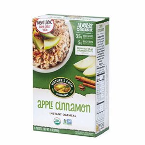 Nature's Path Apple Cinnamon Instant Oatmeal, Healthy, Organic, 8 Pouches per Box, 14 Ounces (Pack of 6)