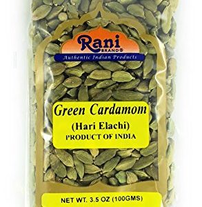Rani Green Cardamom Pods Spice (Hari Elachi) 3.5oz (100g) ~ Natural | Vegan | Gluten Free Ingredients | NON-GMO